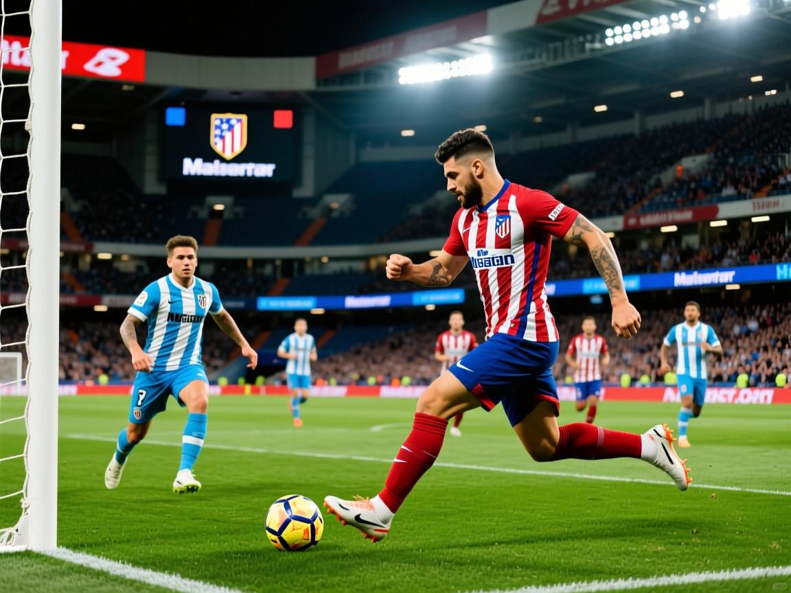 马德里竞技主场击败马拉加,苏亚雷斯进球 第2张